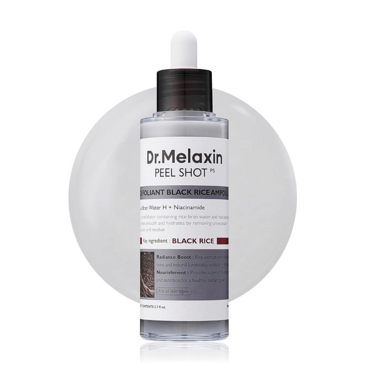 Dr. Melaxin – Black Rice Exfoliating Peel Shot
