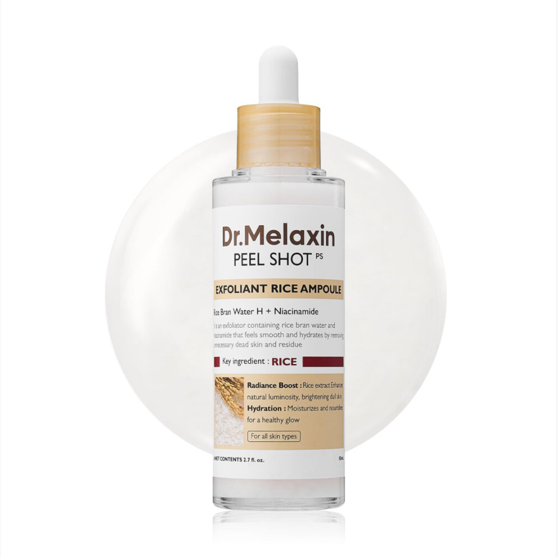 Dr. Melaxin – White Rice Exfoliating Peel Shot